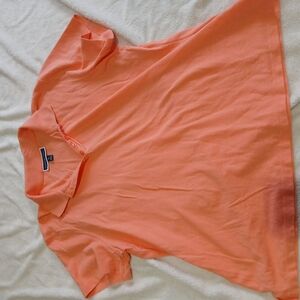 Karen Scott Bright Orange Knit Top